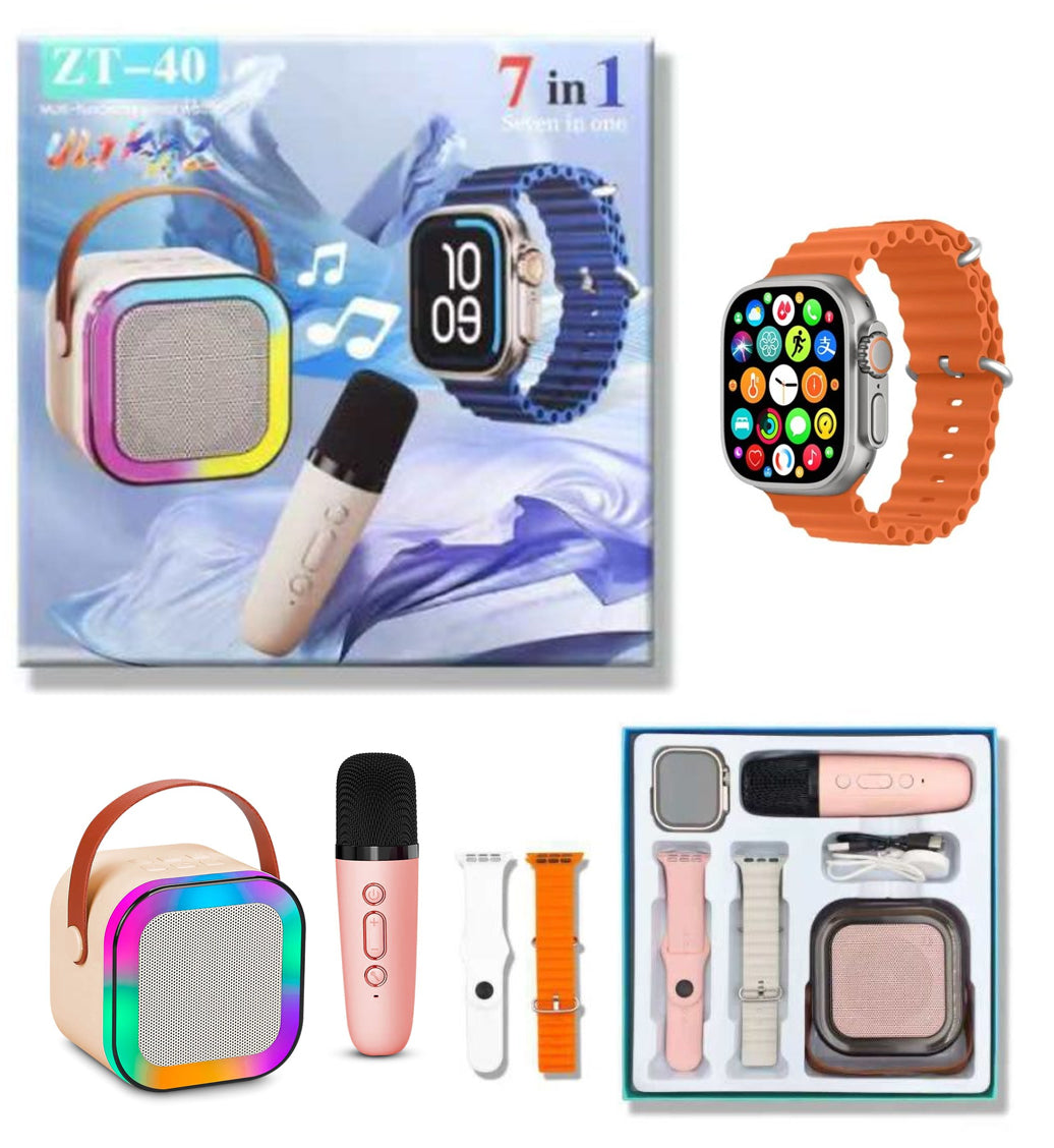ZT-40 7 in 1 Smart Watch With Speaker Mic